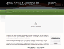 Tablet Screenshot of akacpa.com